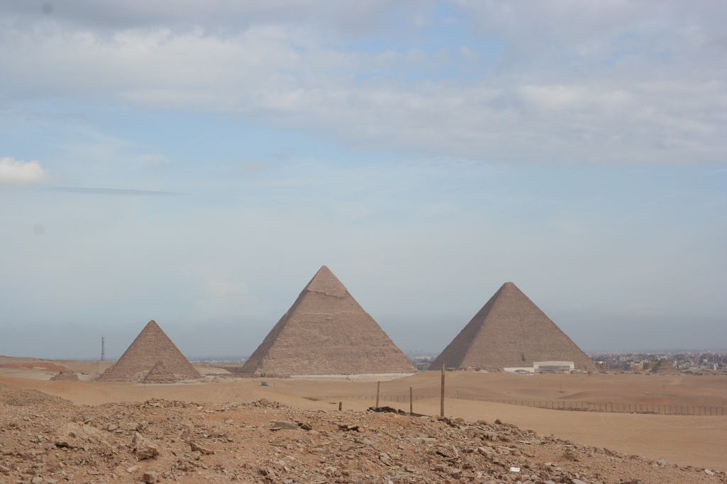 pyramids from horseback