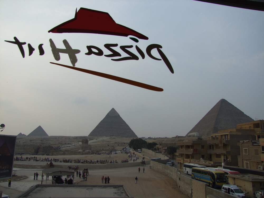 Giza Pyramids Pizza Hut 